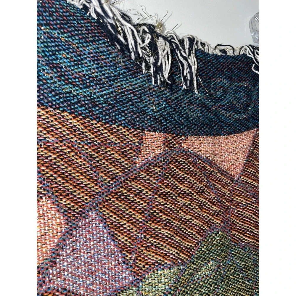 DISNEY PARKS BEAUTY AND THE BEAST TAPESTRY THROW BLANKET 52